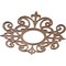 Ekena Millwork Dijon Wood Fretwork Pierced Ceiling Medallion, Walnut, 18"OD x 5 7/8"ID x 3/8"T CMWP18X18X0375DIWA - alternate 4